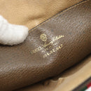 GUCCI GG Supreme Web Sherry Line Bag PVC Beige Gold 904 02 647 Auth 193581-17