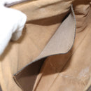 GUCCI GG Supreme Web Sherry Line Bag PVC Beige Gold 904 02 647 Auth 193581-21