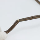 GUCCI GG Supreme Web Sherry Line Bag PVC Beige Gold 904 02 647 Auth 193581-8