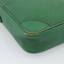 LOUIS VUITTON Epi Danube Shoulder Bag Green M45634 LV Auth 193584-19