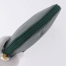 CARTIER Pouch Leather Green Gold Auth 193585V-6