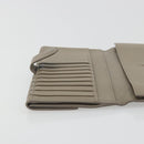 BOTTEGA VENETA INTRECCIATO Long Wallet Leather Gray Auth 193586A-17