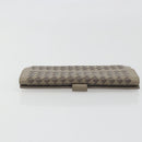 BOTTEGA VENETA INTRECCIATO Long Wallet Leather Gray Auth 193586A-6