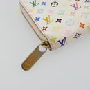 LOUIS VUITTON Monogram Multicolor Zippy Long Wallet White M60241 LV Auth 193587-8