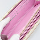 LOUIS VUITTON Monogram Multicolor Zippy Long Wallet White M60241 LV Auth 193587-19