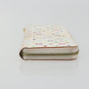 LOUIS VUITTON Monogram Multicolor Zippy Long Wallet White M60241 LV Auth 193587-3