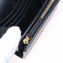 GUCCI GG Supreme Wallet PVC Leather Beige Gold 598587 Auth 193589M-16