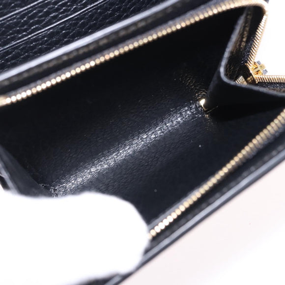 GUCCI GG Supreme Wallet PVC Leather Beige Gold 598587 Auth 193589M