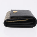 GUCCI GG Supreme Wallet PVC Leather Beige Gold 598587 Auth 193589M-4