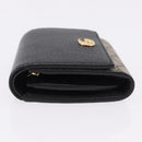 GUCCI GG Supreme Wallet PVC Leather Beige Gold 598587 Auth 193589M-5