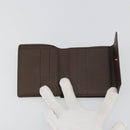 LOUIS VUITTON Damier Ebene Portefeuille Elise Wallet N61654 LV Auth 193590V-10