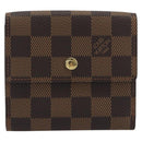 LOUIS VUITTON Damier Ebene Portefeuille Elise Wallet N61654 LV Auth 193590V-13