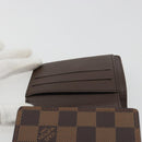 LOUIS VUITTON Damier Ebene Portefeuille Elise Wallet N61654 LV Auth 193590V-22