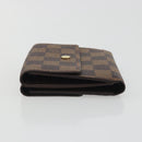 LOUIS VUITTON Damier Ebene Portefeuille Elise Wallet N61654 LV Auth 193590V-4