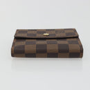 LOUIS VUITTON Damier Ebene Portefeuille Elise Wallet N61654 LV Auth 193590V-6