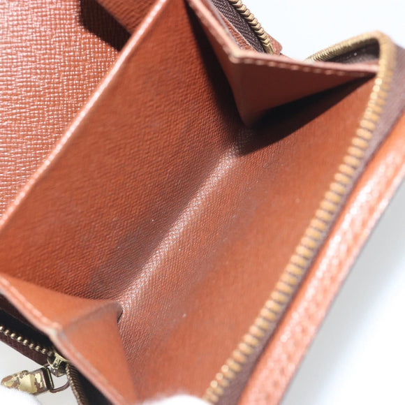LOUIS VUITTON Monogram Compact Zip Wallet M61667 LV Auth 193592