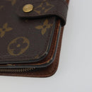 LOUIS VUITTON Monogram Compact Zip Wallet M61667 LV Auth 193592-8