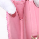 CHANEL Matelasse Chain Shoulder Pouch Tweed Pink Gold CC Auth 193594SAM-22
