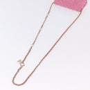CHANEL Matelasse Chain Shoulder Pouch Tweed Pink Gold CC Auth 193594SAM-7