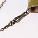 BOTTEGA VENETA INTRECCIATO Chain Shoulder Bag Leather Pink Auth 193595A-14