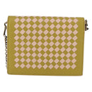 BOTTEGA VENETA INTRECCIATO Chain Shoulder Bag Leather Pink Auth 193595A-2
