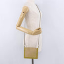 BOTTEGA VENETA INTRECCIATO Chain Shoulder Bag Leather Pink Auth 193595A-24