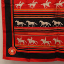 HERMES Carre 90 Scarf Silk Red Auth 193600M-20
