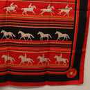HERMES Carre 90 Scarf Silk Red Auth 193600M-22