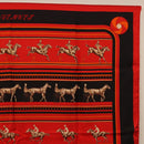HERMES Carre 90 Scarf Silk Red Auth 193600M-4