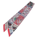 HERMES Twilly Scarf Silk Red Auth 193601M-1