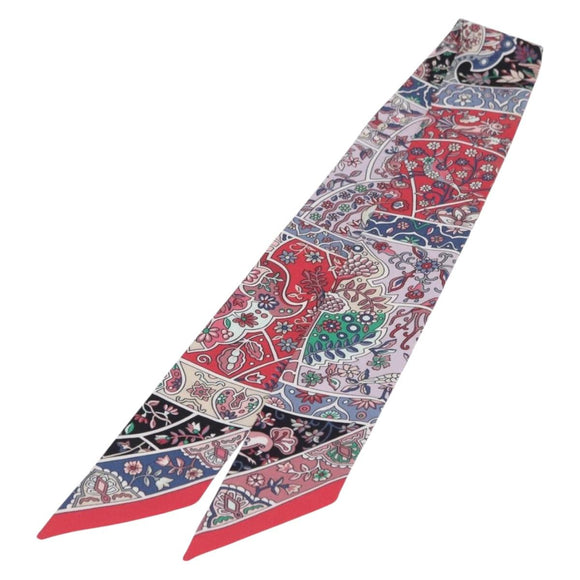 HERMES Twilly Scarf Silk Red Auth 193601M