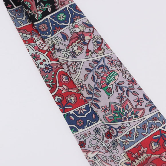 HERMES Twilly Scarf Silk Red Auth 193601M