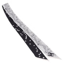 CHANEL Scarf Silk Gray CC Auth 193602M-2
