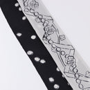 CHANEL Scarf Silk Gray CC Auth 193602M-6