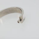 HERMES Click H Bracelet metal White Auth 193604M-12