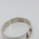 HERMES Click H Bracelet metal White Auth 193604M-7
