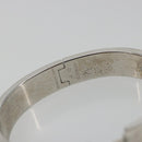 HERMES Click H Bracelet metal White Auth 193604M-8