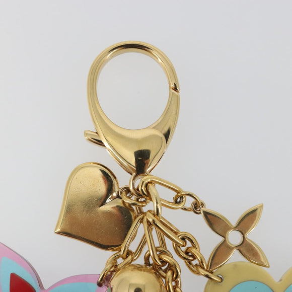 LOUIS VUITTON Bijou Sac Candy Key Holder Plastic metal Red M65726 Auth 193605A