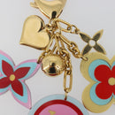 LOUIS VUITTON Bijou Sac Candy Key Holder Plastic metal Red M65726 Auth 193605A-17