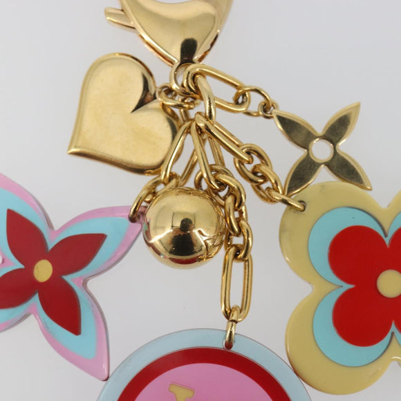 LOUIS VUITTON Bijou Sac Candy Key Holder Plastic metal Red M65726 Auth 193605A