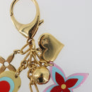 LOUIS VUITTON Bijou Sac Candy Key Holder Plastic metal Red M65726 Auth 193605A-8