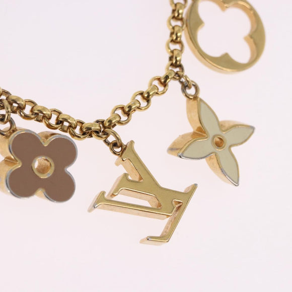 LOUIS VUITTON Fleur De Charm Gold M65111 LV Auth 193606