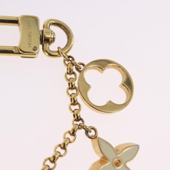 LOUIS VUITTON Fleur De Charm Gold M65111 LV Auth 193606