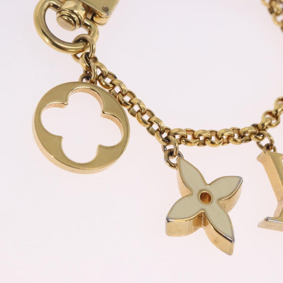LOUIS VUITTON Fleur De Charm Gold M65111 LV Auth 193606