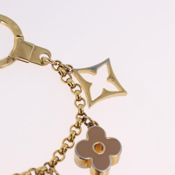 LOUIS VUITTON Fleur De Charm Gold M65111 LV Auth 193606