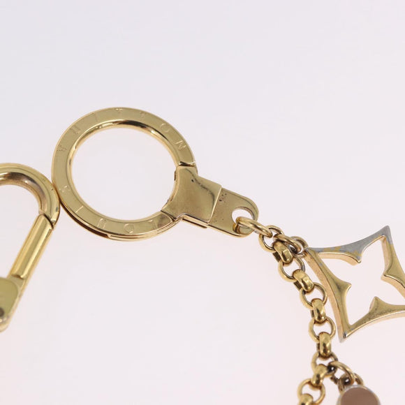 LOUIS VUITTON Fleur De Charm Gold M65111 LV Auth 193606