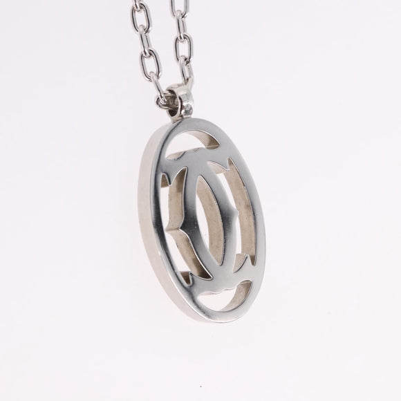 CARTIER Key Holder metal Silver Auth 193608V