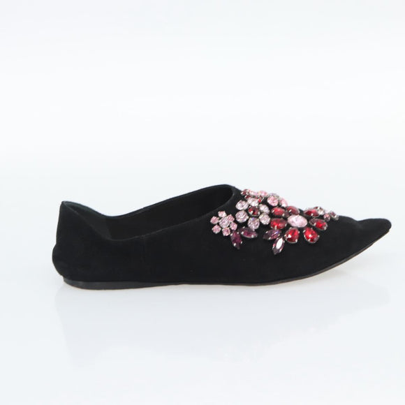 PRADA Shoes Suede Brown Auth 193714M