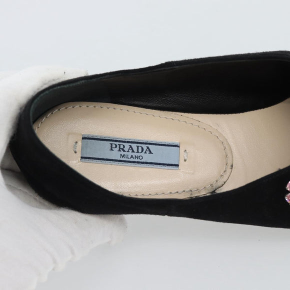 PRADA Shoes Suede Brown Auth 193714M