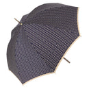 CELINE C Macadam Canvas Umbrella Nylon White Gold Auth 193721M-1